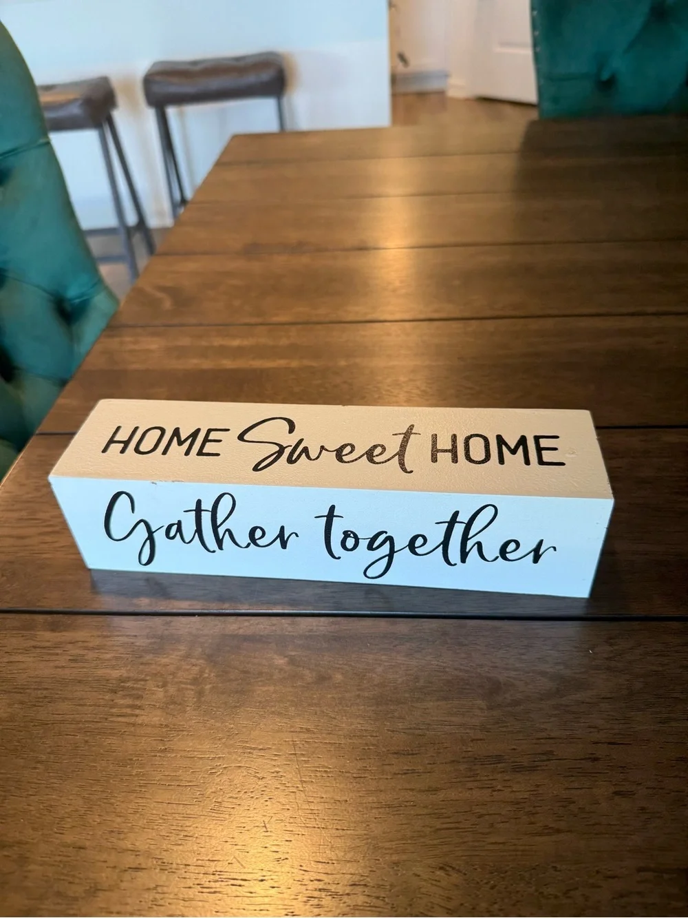 Multi Message Wood Sign - Gather Together Script - Picture 3 of 8